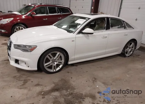 2016 Audi A6 2.0T Premium Plus из США, поврежденный, VIN WAUGFAFC4GN066372